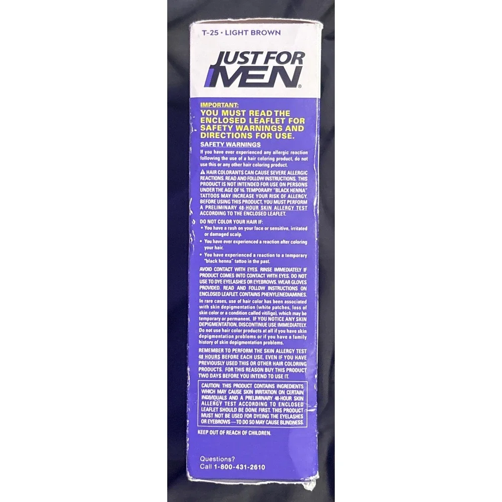 NEW Just For Men Touch of Gray T-25 Light Brown Hair Color